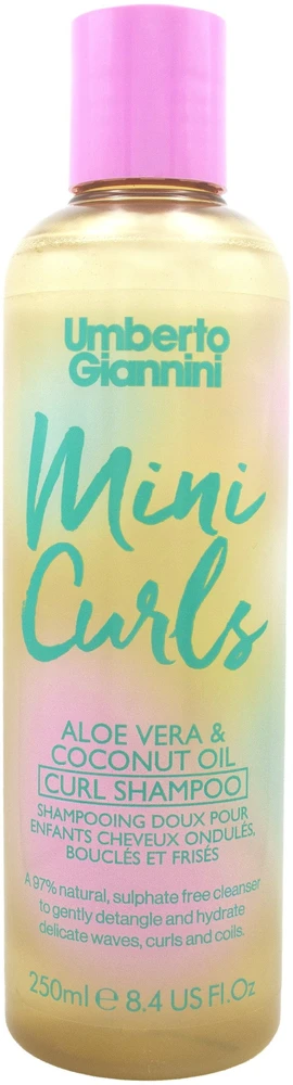 Umberto Giannini Mini Curls Hair Šampūnas Moisturising & Curl Defining, 250 ml