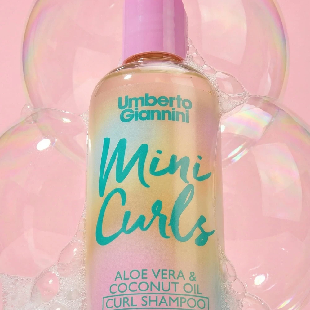 Umberto Giannini Mini Curls Hair Šampūnas Moisturising & Curl Defining, 250 ml