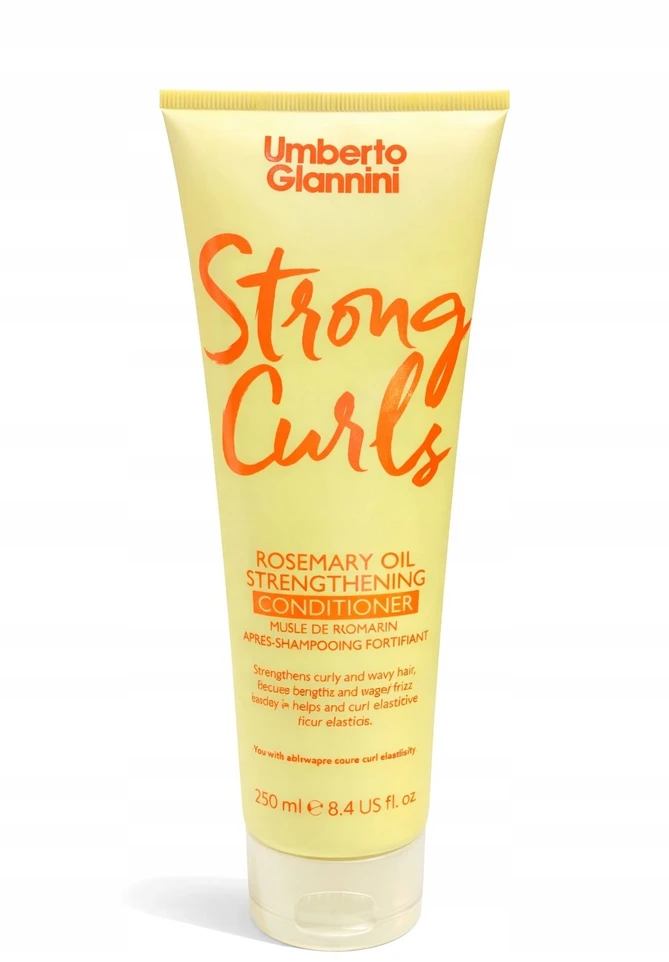 Umberto Giannini Strong Curls Hair Conditioner Strengthening, 250 ml