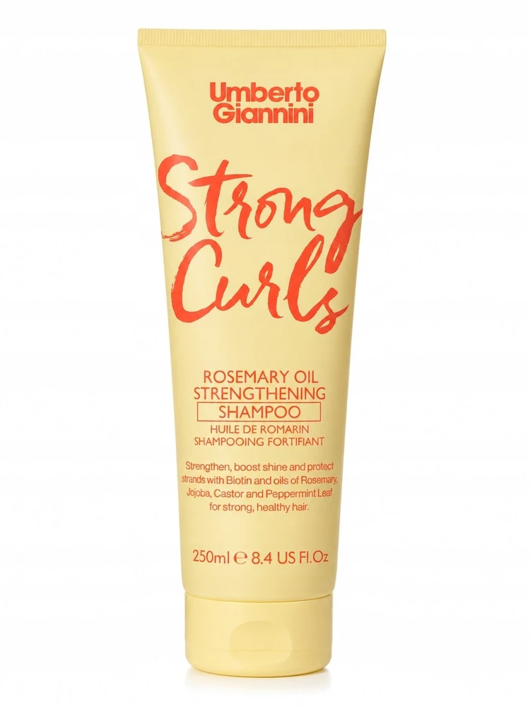 Umberto Giannini Strong Curls Hair Šampūnas Strengthening, 250 ml