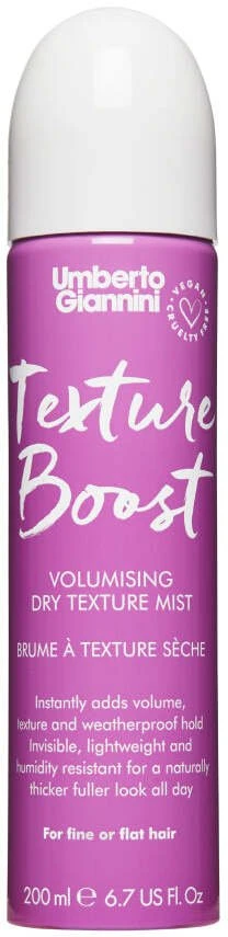 Umberto Giannini Texture Boost Plaukų lakas, suteikiantis apimties ir lengvo fiksavimo, 200 ml