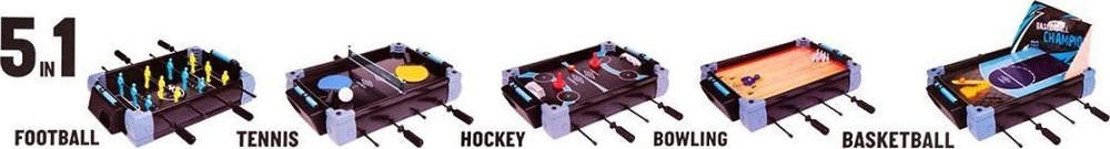 Umbro daugiatikslis žaidimų stalas 5 in 1