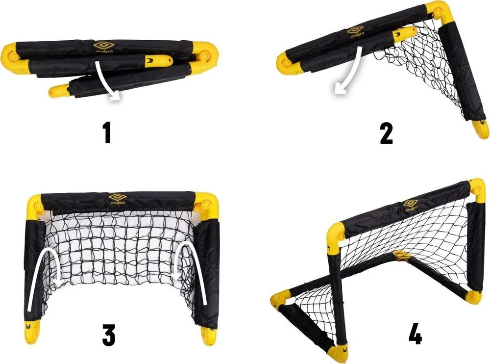 MINI FUTBOLO VARTAI SU TINKLU 55x44x44CM UMBRO 268767