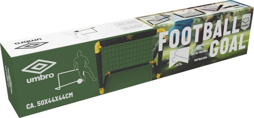 MINI FUTBOLO VARTAI SU TINKLU 55x44x44CM UMBRO 268767