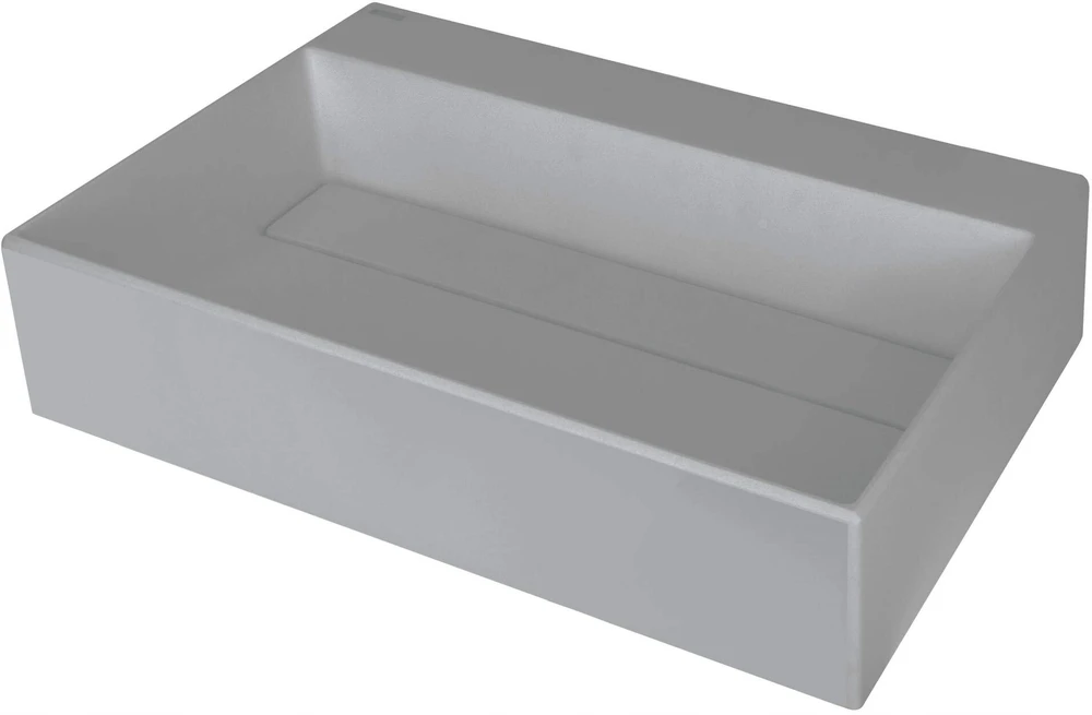 Granitinis praustuvas Deante Correo, 60x40 cm, CQR_SU6M, Metallic pilkas