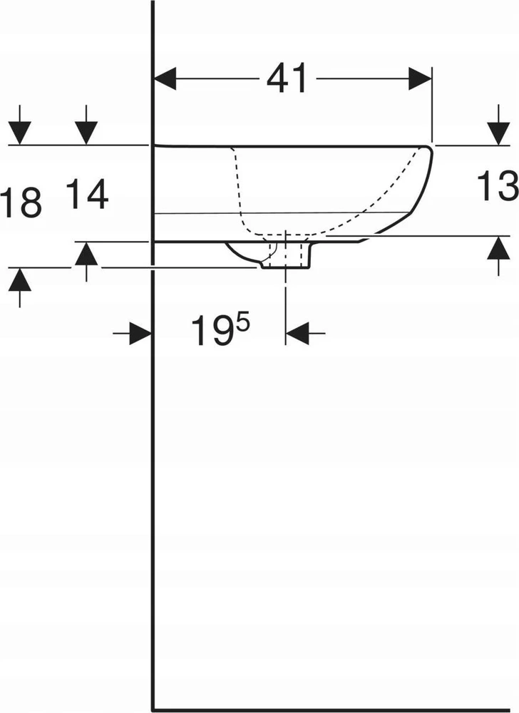 Geberit SEL.UMY.KOM.B50.H18.T41.Z PRZ.Z