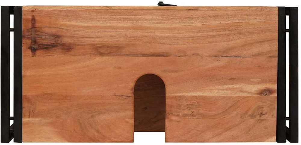 Praustuvo spintelė Ruda 71 x 33 x 58 cm Kietos akacijos mediena
