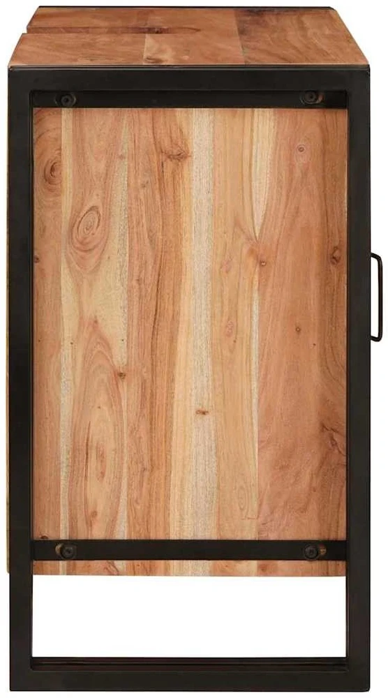 Praustuvo spintelė Ruda 71 x 33 x 58 cm Kietos akacijos mediena
