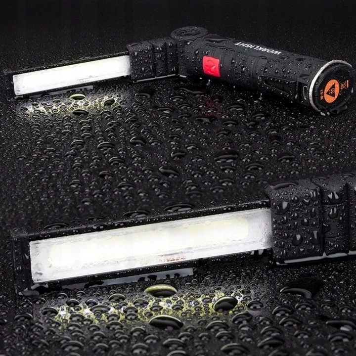 Žibintuvėlis UN LATARKA LED COB 3W+1W akumuliatorius 0472