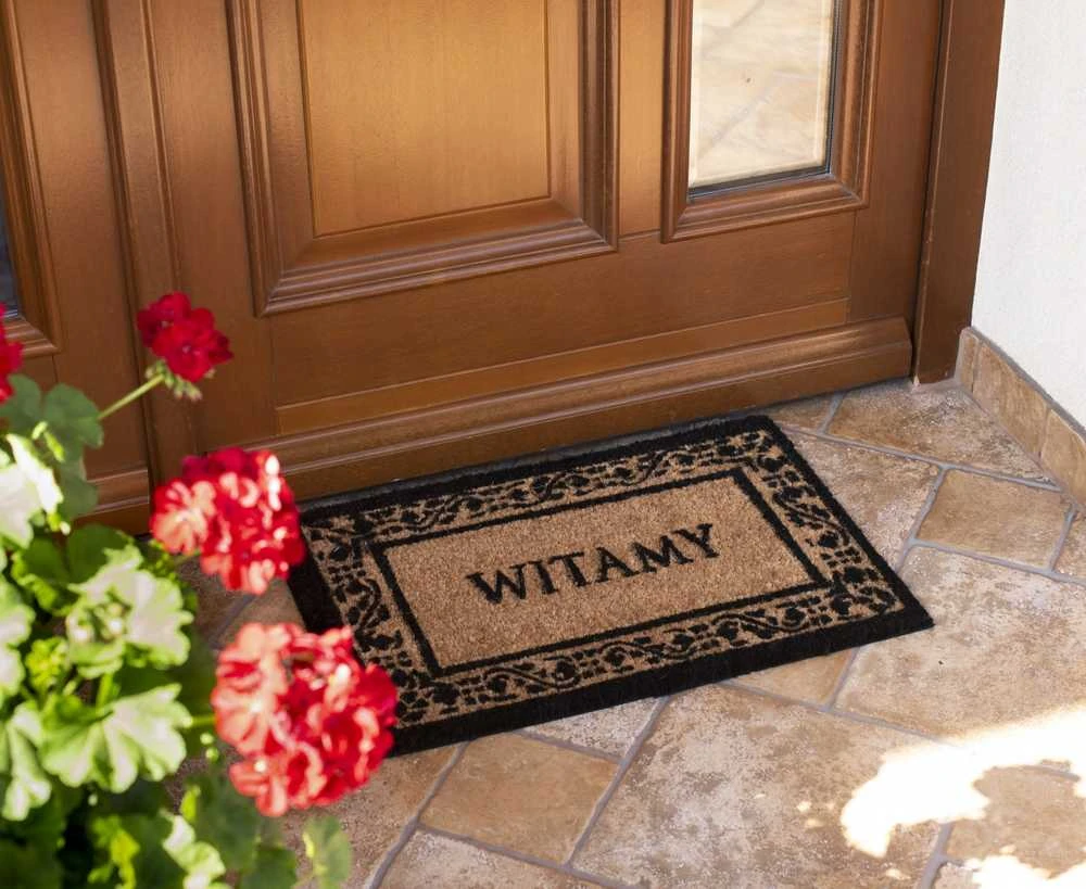 UN DOORMAT COCONUT + PVC KERA 6 40 X 60 'SVEIKI'
