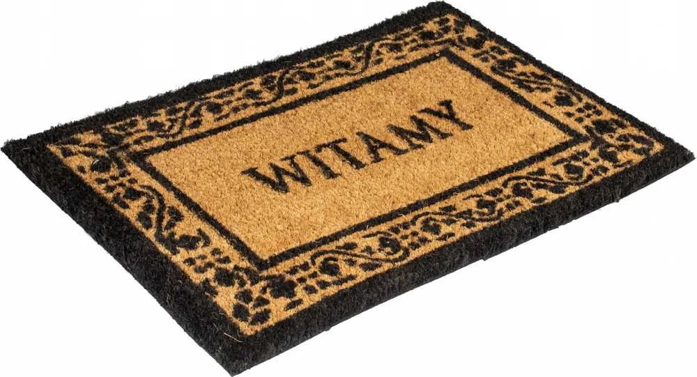 UN DOORMAT COCONUT + PVC KERA 6 40 X 60 'SVEIKI'