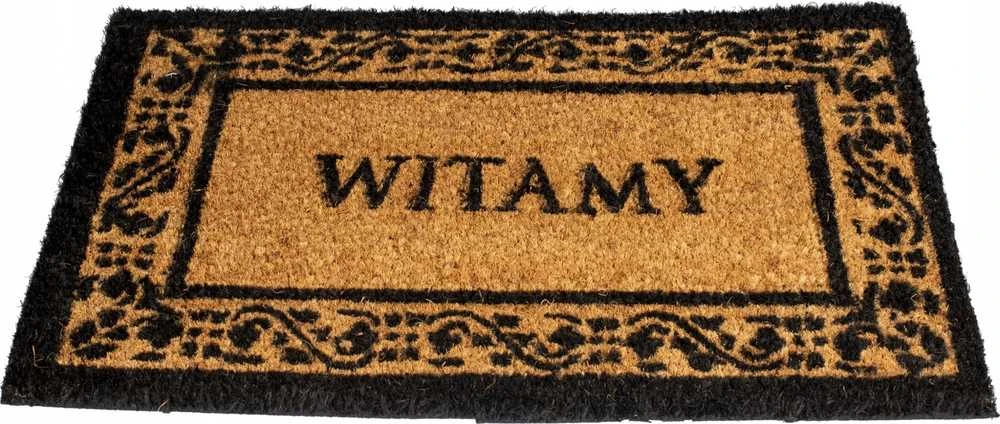 UN DOORMAT COCONUT + PVC KERA 6 40 X 60 'SVEIKI'