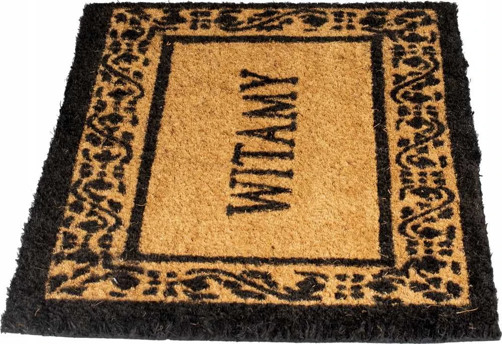 UN DOORMAT COCONUT + PVC KERA 6 40 X 60 'SVEIKI'