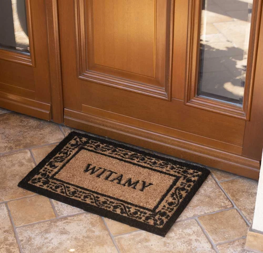 UN DOORMAT COCONUT + PVC KERA 6 40 X 60 'SVEIKI'