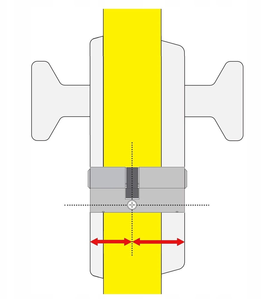 tedee – Europinis modulinis cilindras GERDA EXXO SMART 31-62 mm / 31-62 mm, sidabrinis