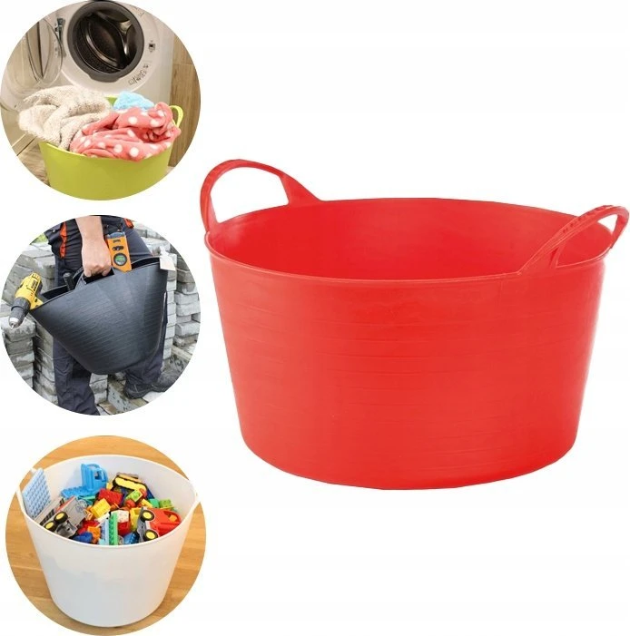 UN FLEXI Raudonas FLEXI BASKET 14L