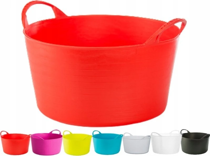 UN FLEXI Raudonas FLEXI BASKET 14L