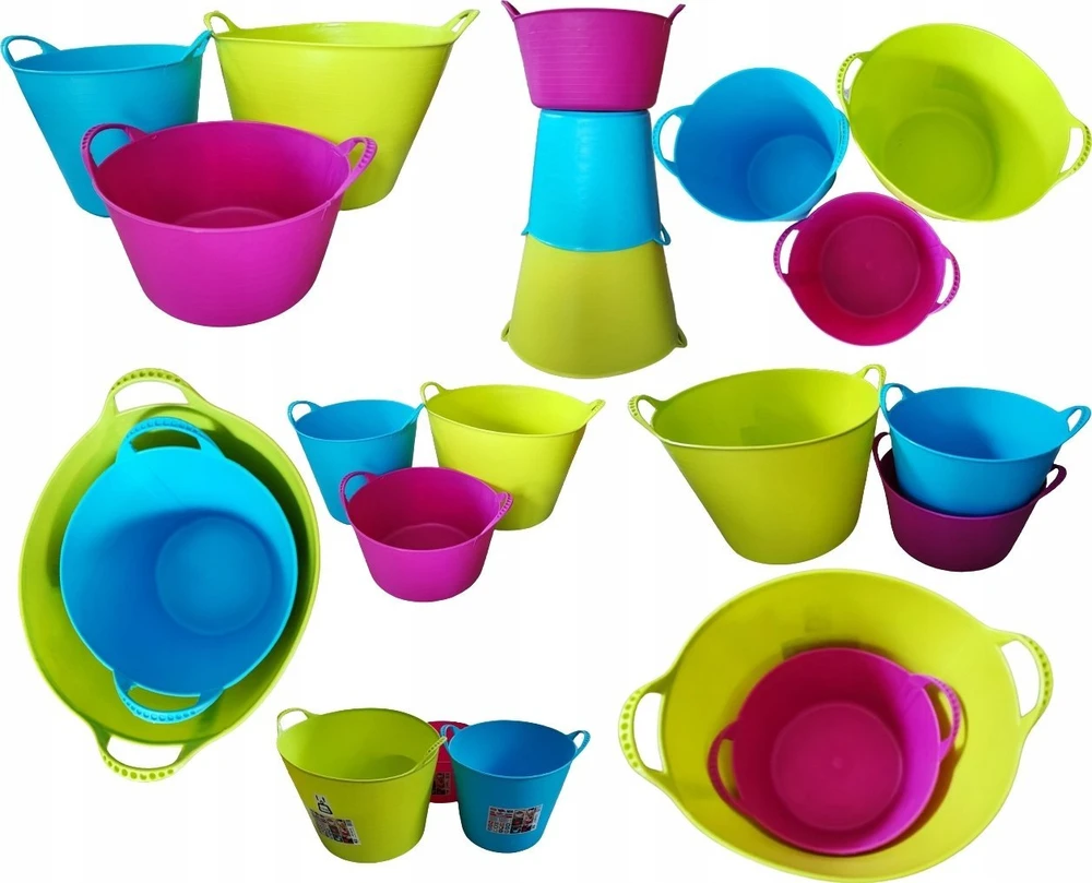 UN FLEXI Raudonas FLEXI BASKET 14L