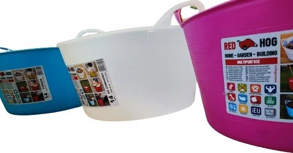 UN FLEXI Raudonas FLEXI BASKET 14L