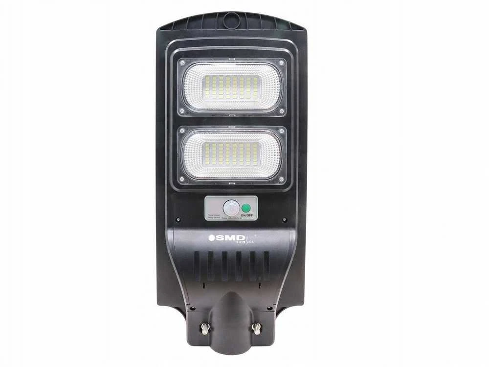UN Gatvės LED saulės lempa 100W 10AH 6000K 2000LM + laikiklis
