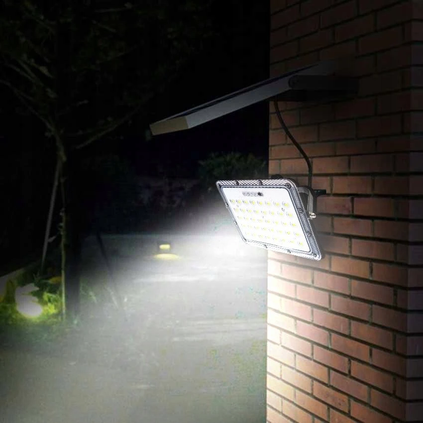 UN Prožektorius LED saulės 40W 6000K 1000LM + panelė