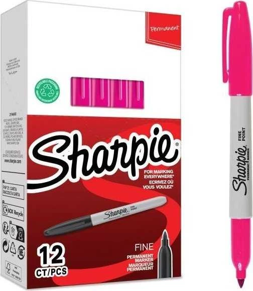 UN Markeris Sharpie Fine Permanent Magenta - 2194216