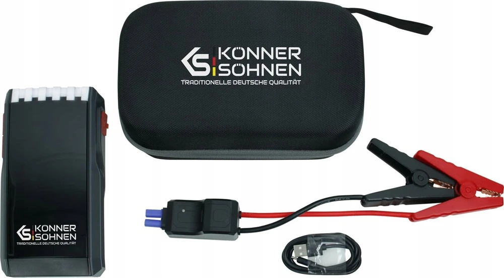 KÖNNER & SÖHNEN Paleidėjas starteris power bank 1000A, 12Ah, KS JS-1000