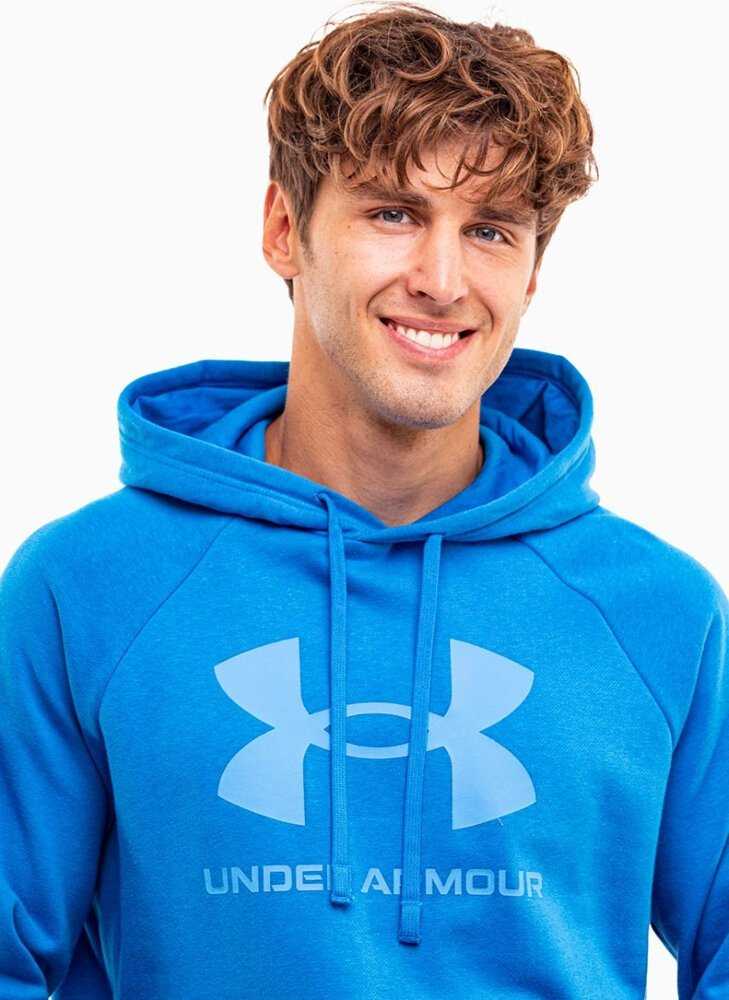 UAR Under Armour Rival Fleece Logo HD mėlynas 1379758 406 L