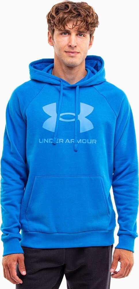 UAR Under Armour Rival Fleece Logo HD mėlynas 1379758 406 L