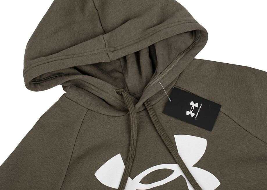 Vyrų Under Armour Rival Fleece Logo HD džemperis, alyvuogių spalvos 1379758 390 M
