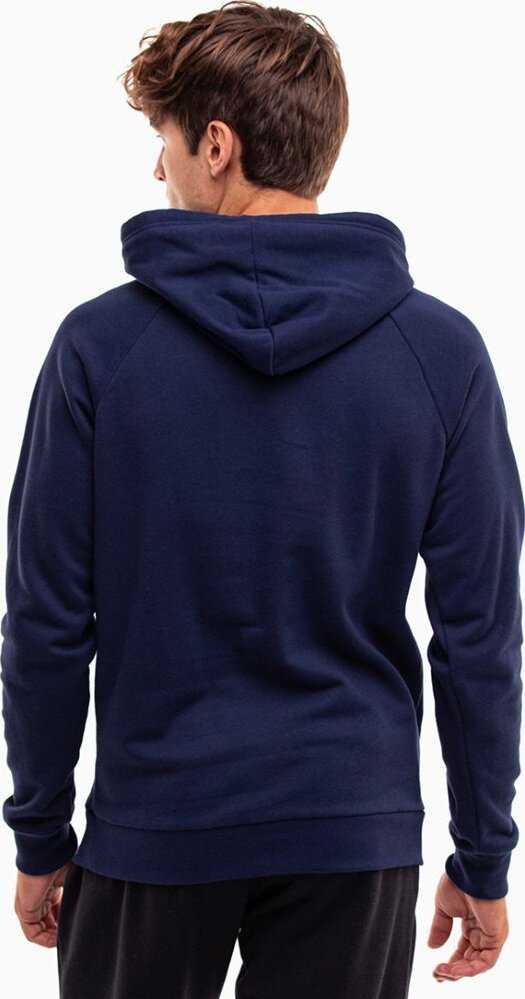 Vyriškas džemperis su gobtuvu Under Armour Rival Fleece, tamsiai mėlynas