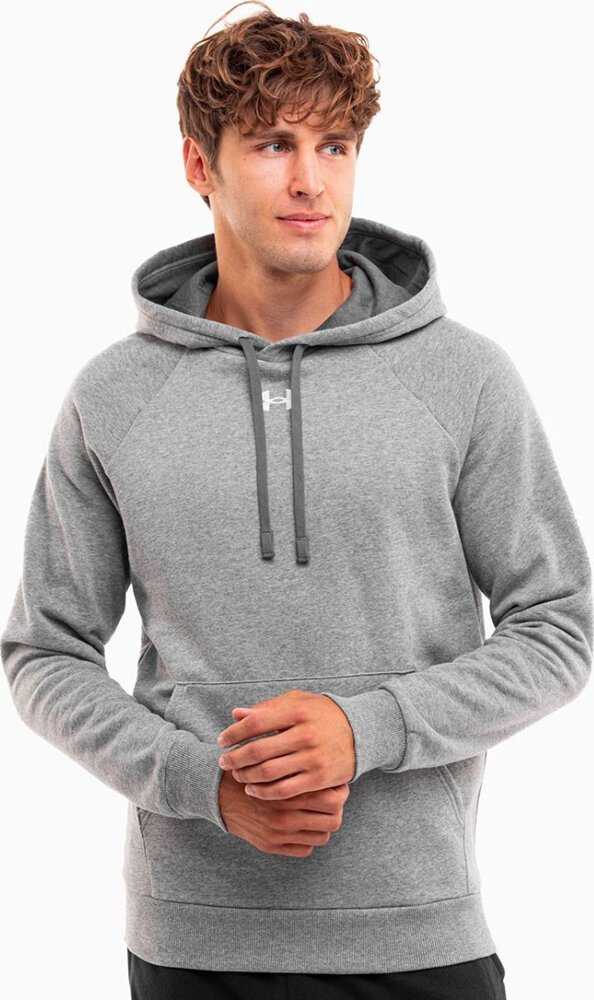 Vyriškas džemperis su gobtuvu Under Armour Rival Fleece, pilkas