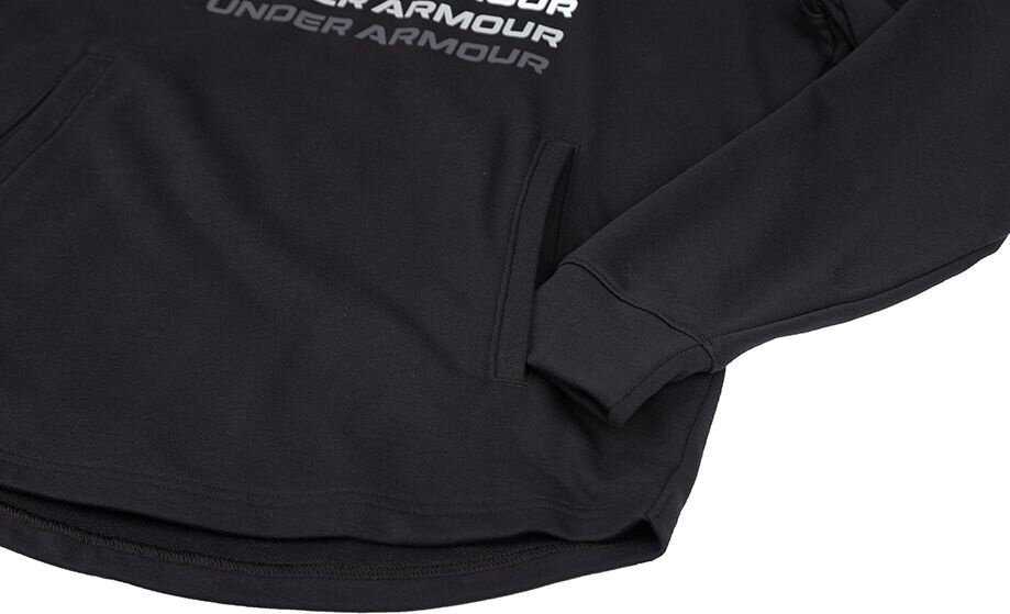 Vyriškas džemperis su gobtuvu Under Armour Rival Terry Graphic, juodas