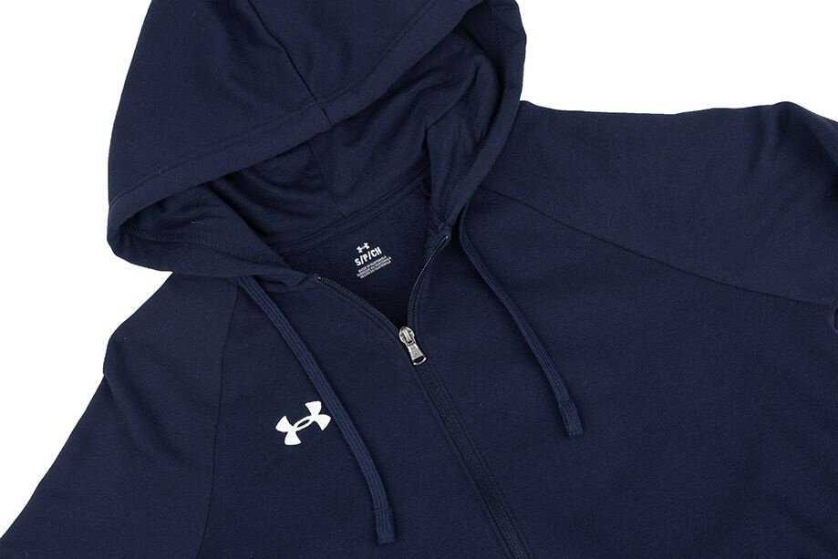 UAR Under Armour vyriški „Rival Fleece“ džemperiai su gobtuvu, mėlyni, Mėlyna 1379767 410