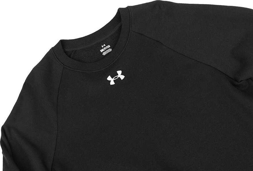 UAR Under Armour vyriškas „Rival Fleece Crew“ megztinis, juodas 1379755 001