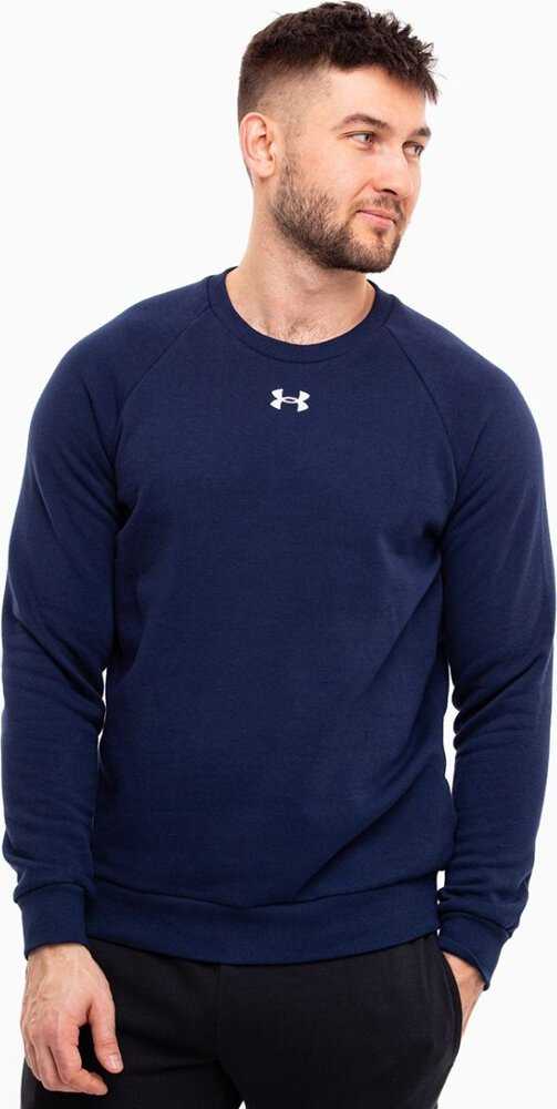 Vyriški „Under Armour Rival Fleece Crew“ megztiniai, tamsiai mėlyni, Mėlyna 1379755 410