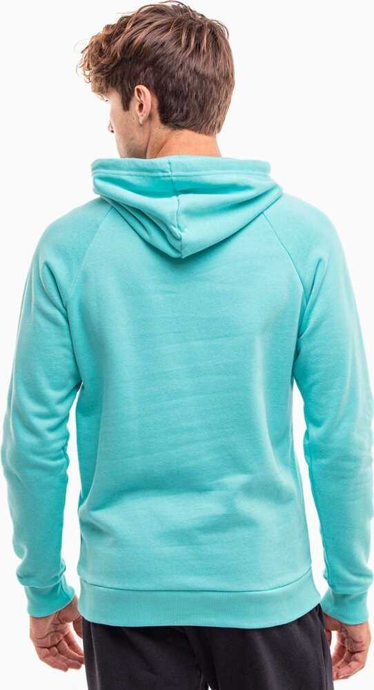 Vyriškas džemperis su gobtuvu Under Armour Rival Fleece, mėtų spalvos