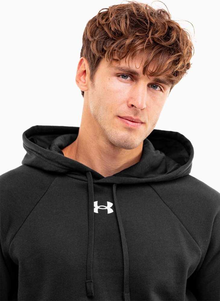Vyriškas džemperis su gobtuvu Under Armour Rival Fleece, juodas