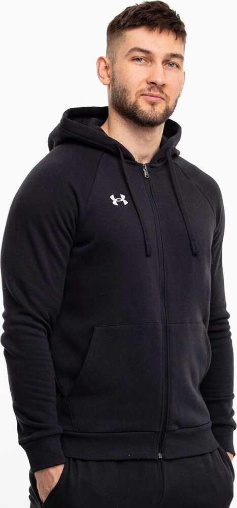 UAR Under Armour Men’s Rival Fleece FZ Hoodie juodas 1379767 001