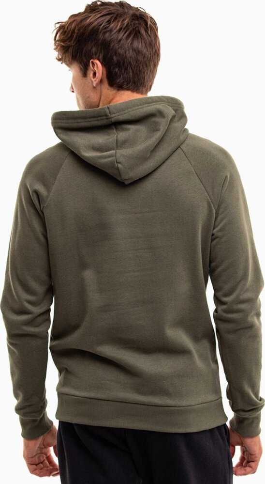 Vyriškas džemperis su gobtuvu Under Armour Rival Fleece, alyvuogių spalvos