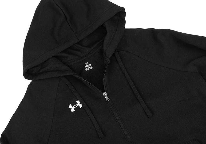 UAR Under Armour Men’s Rival Fleece FZ Hoodie juodas 1379767 001
