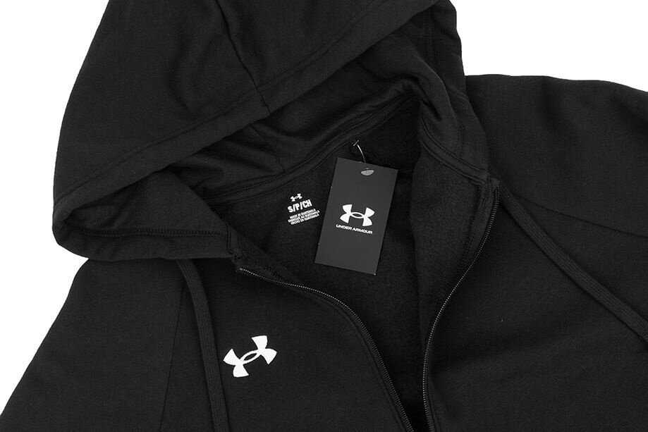 UAR Under Armour Men’s Rival Fleece FZ Hoodie juodas 1379767 001