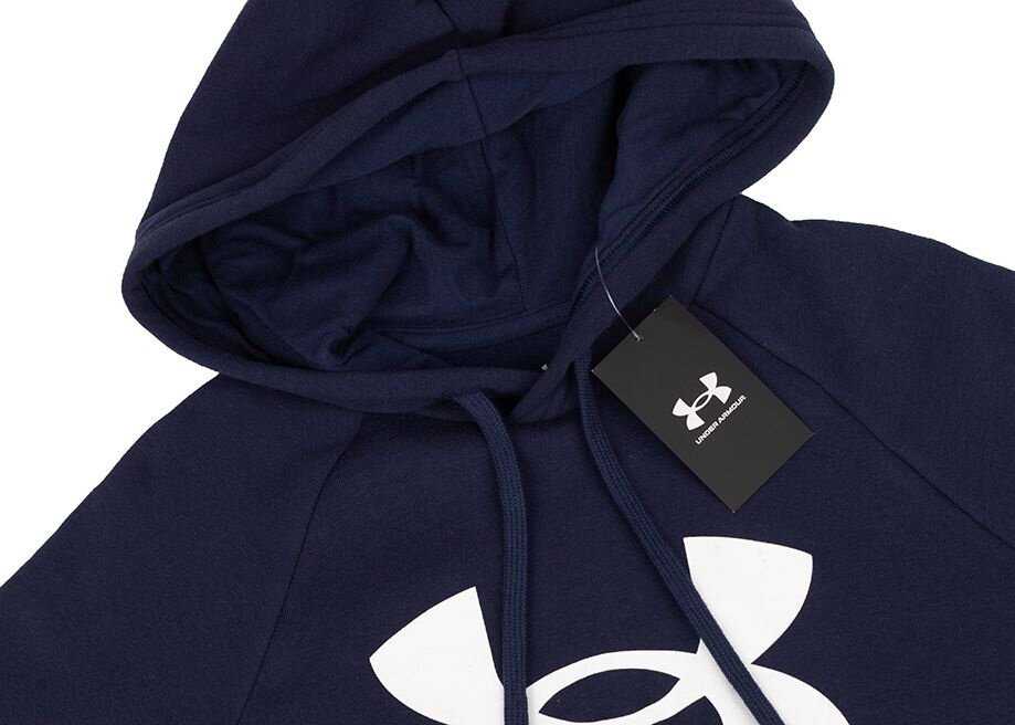 UAR Under Armour Rival Fleece Logo HD vyriškas džemperis tamsiai mėlynas mėlynas 1379758 410 L