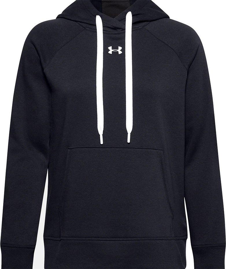 Under Armour Moteriškas Rival Fliso džemperis su gobtuvu ir trumpu užtrauktuku 1356317 001