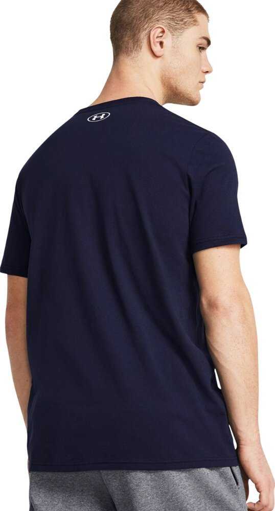 Vyriški marškinėliai Under Armour Camo Chest Stripe tamsiai mėlyna 1376830 410 (M)