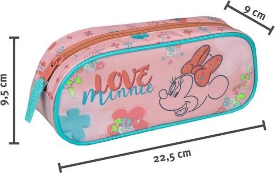 Undercover Slaptas pieštukų dėklas Penalas, kosmetikos krepšys, piniginė, Minnie Mouse