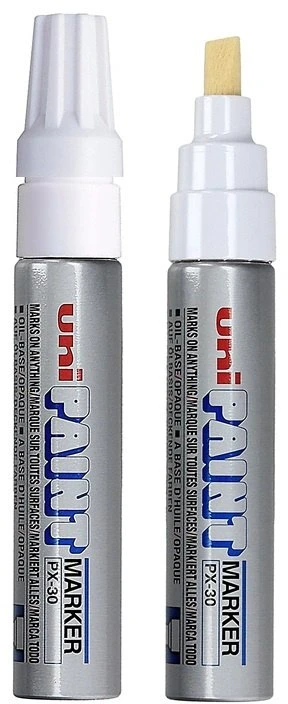 UNI-BALL Uni PX-30 raudonas alyvos žymeklis
