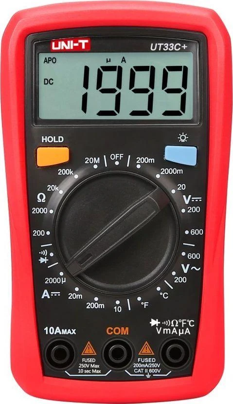 UNIVERSALUS MATAVIMO PRIETAISAS UT-33C+ UNI-T