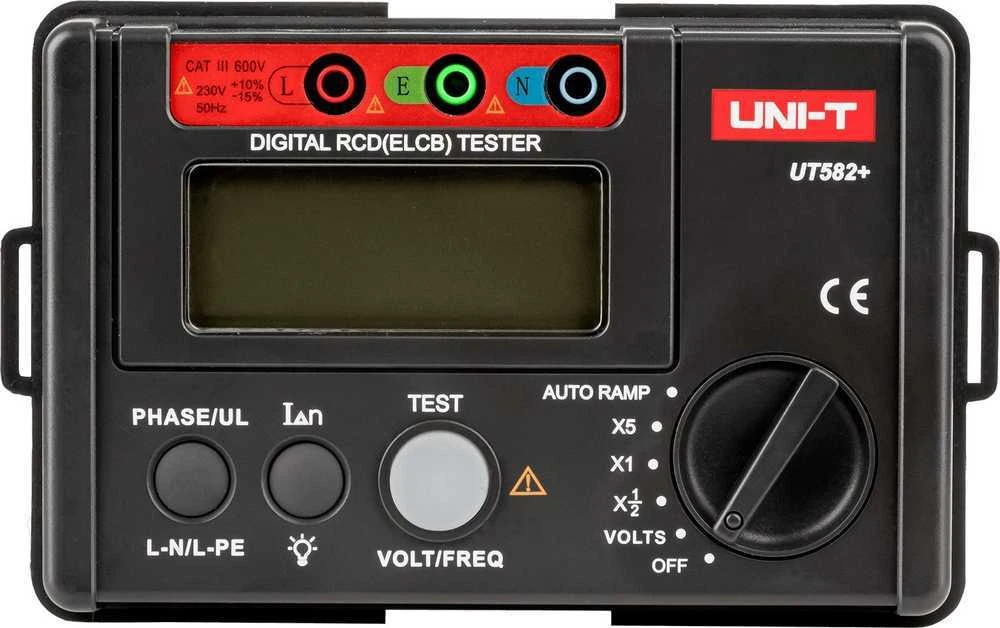 Skaitmeninis RCD testeris Uni-T UT582+