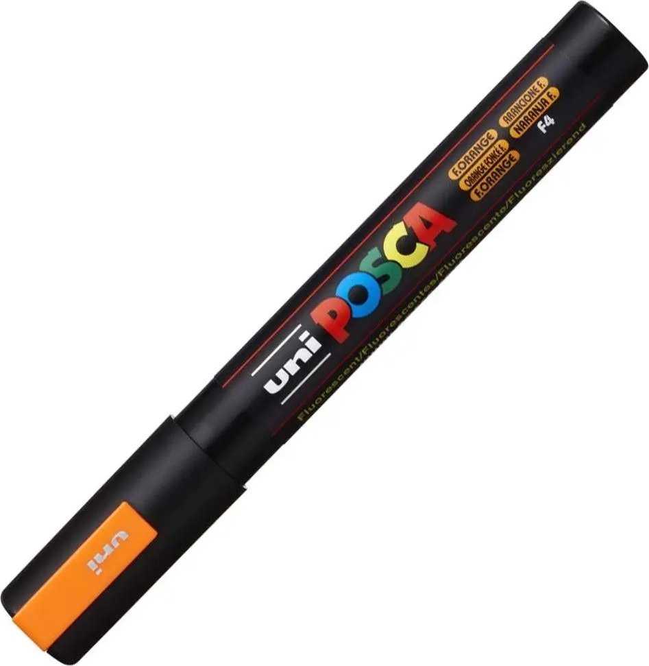 Uni Posca Žymeklis Posca PC-5M Nr. F4, oranžinis